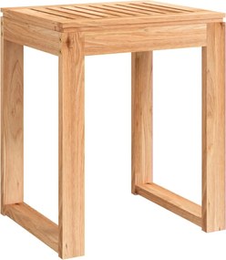 vidaXL Taburet de baie, 40x30x46 cm, lemn masiv de nuc