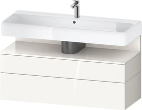 Duravit Qatego dulap 119x47x59 cm dulap atârnat sub chiuvetă alb QA4396022220010