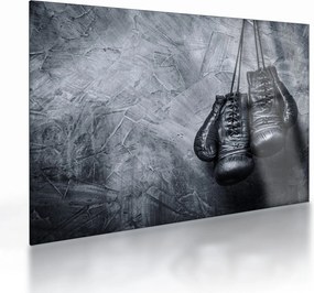 Tablou pe sticlă - Mănuși de box (70x50 cm)