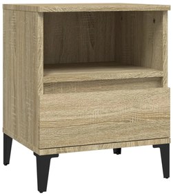 vidaXL Noptiere, stejar sonoma, 40x35x50 cm