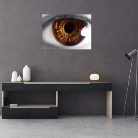 Tablou pe sticlă - Ochi (70x50 cm)