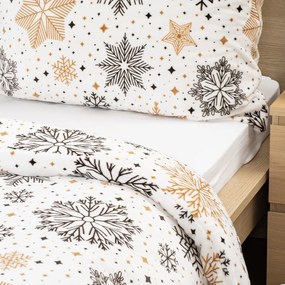 Lenjerie de pat din microflanel 4Home Golden Frost, 140 x 200 cm, 70 x 90 cm