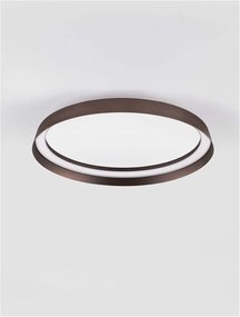 Plafoniera LED design modern circular ORMI coffee D-45cm