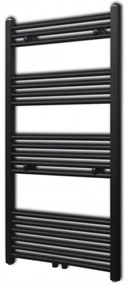 Radiator port-prosop încălzire centrală baie, drept, 600x1160mm, negru