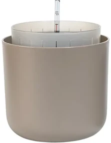 Ghiveci cu auto-irigare Plastia Tolita Air maro ,diam. 19 cm, diam. 19 cm