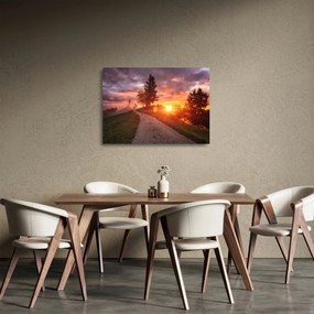 Tablou pe sticlă - Jamnik, Slovenia (70x50 cm)