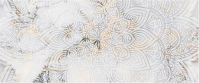 Tablou - Mandale albe (120x50 cm)