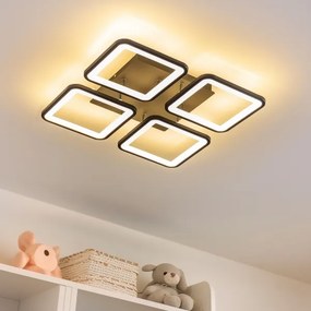 Lustră LED dimabilă aplicată Brilagi SQUARED LED/85W/230V 3000-6500K + telecomandă