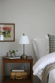 Markslöjd 108973 - Lampă de masă OXFORD 1xE14/40W/230V alb/alamă