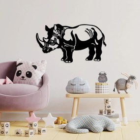 Accesoriu decorativ de perete metalic Rhino