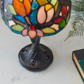 Lampă de masă Tiffany SYLVETTE Endon 64331, 1xE14/40W/230V, Ø 15 cm