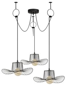 Lustră pe cablu TEL 3xE27/40W/230V