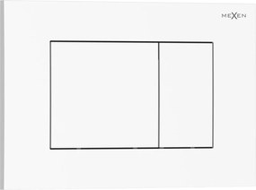 Mexen Tex 02 buton de spălare, alb lucios - 6102-01