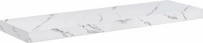 vidaXL Raft de perete Marmură albă 80 x 23,5 x 4 cm Lemn compozit