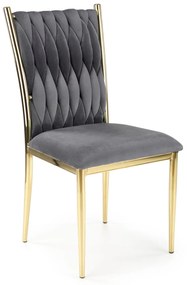 Scaun de sufragerie Kimiko (gri + auriu). 1039634