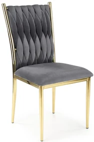 Scaun de sufragerie Kimiko (gri + auriu). Promo -6%. 1039634