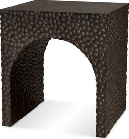 Masuta auxiliara design LUX Caldera, Ebony oak veneer