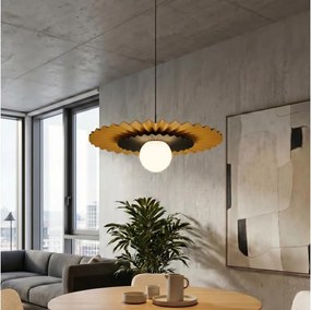 Pendul pe cablu UMBRA 1xG9/8W/230V negru/portocaliu