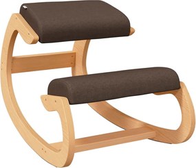 vidaXL Scaun de genunchi, maro, 55x84x55 cm, placaj de mesteacăn