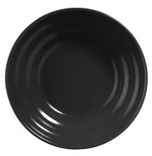 Set veselă 24 piese negru/porțelan