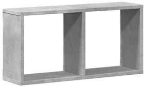 854880 vidaXL Dulap de perete, gri beton, 60x16x30 cm, lemn prelucrat