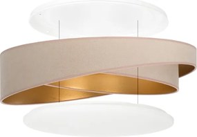 BRILAGI- Plafonieră LED VELVET TWIST LED/24W/230V 4000K Ø 55 cm bej/auriu