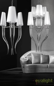 Lustra eleganta design LUX ultra-modern DIABLO 3+3 WHITE