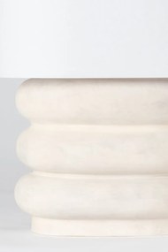 Veioza, Lampa de masa din ceramica alba Ewing