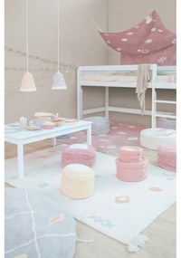 Covor pentru copii roz lavabil/țesut manual din bumbac 140x200 cm Noah – Lorena Canals