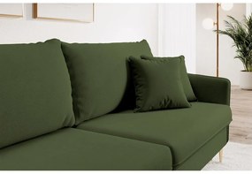 Canapea trei locuri Vivaldio  (verde + auriu). 1098878