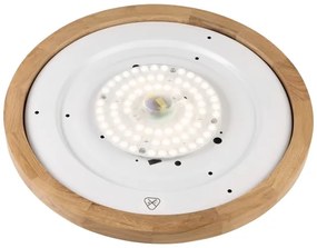Brilagi - Lampă de tavan LED BELLADONNA LED/36W/230V Ø 50 cm alb/stejar