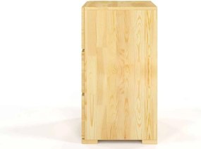 Comodă lemn masiv TerraCraft Pin 3 Sertare, 60 × 45 × 81 cm - Natural