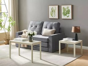 Masuta de cafea FROST 50x50 cm, crem