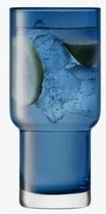 Pahare înalte Utility 390 ml, albastru safir, 2 buc - LSA international