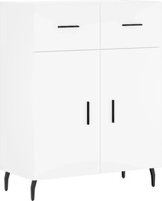 vidaXL Dulap, alb, 69,5x34x90 cm, lemn compozit