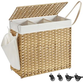 Coș de rufe din plastic 66 x 33 x 66 cm