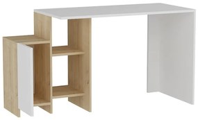 Birou Kely Alb - Oak 113x55x74 cm