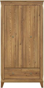 Dulap BERGEN, stejar zada Sibiu, PAL, cu 2 usi si un sertar, 102x63x20