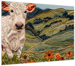 Tablou - Imitație de motiv tricotat (70x50 cm)