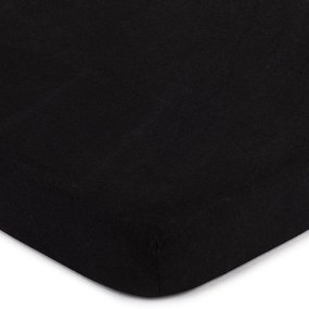 Cearşaf de pat 4Home jersey, negru, 160 x 200 cm