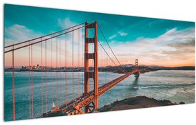 Tablou - Golden Gate, San Francisco (120x50 cm), în 40 de alte dimensiuni noi