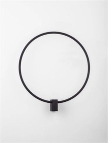 Aplica de perete circulara LED CCT CERCIO 50cm negru
