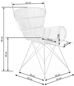 Scaun de bucaterie Manfred, negru