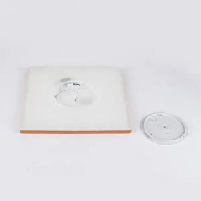 Brilagi - Plafonieră LED pentru baie ULTRA SLIM LED/24W/230V 42x42 cm roz auriu IP54