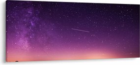 Tablou cu cerul și stea căzând (120x50 cm)