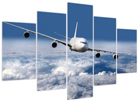 Tablou - Avion în nori (150x105 cm)