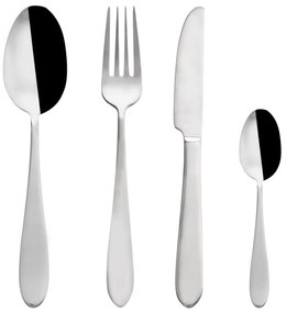 Tacâmuri argintii din oțel inoxidabil 24 buc. Mirror – Orion