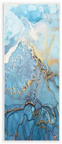 Covor tip traversă albastru lavabil 80x200 cm Blue Waves – Oyo Concept