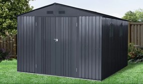 Casă de scule din metal Helsinki 3,7 x 3 m StoreBoss antracit