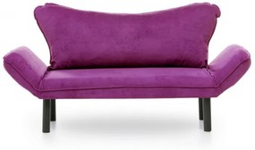 Canapea Extensibilă cu 2 Locuri Chatto, 140 x 70 x 65 cm, Mov